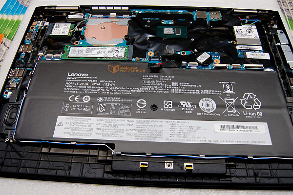 Ноутбук Lenovo Carbon X1 Gen4 - внутри